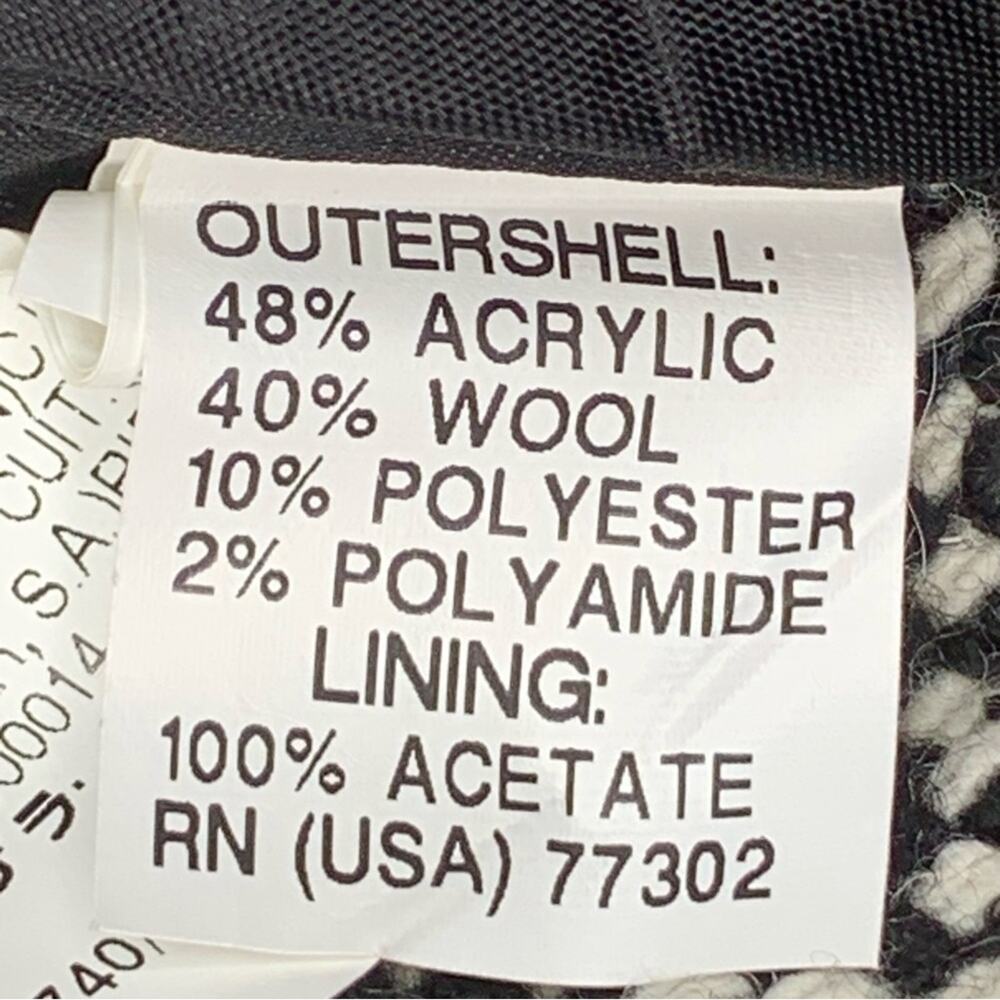 Zara Basic Skirt Gray Tweed Full Lining Hidden Si… - image 9